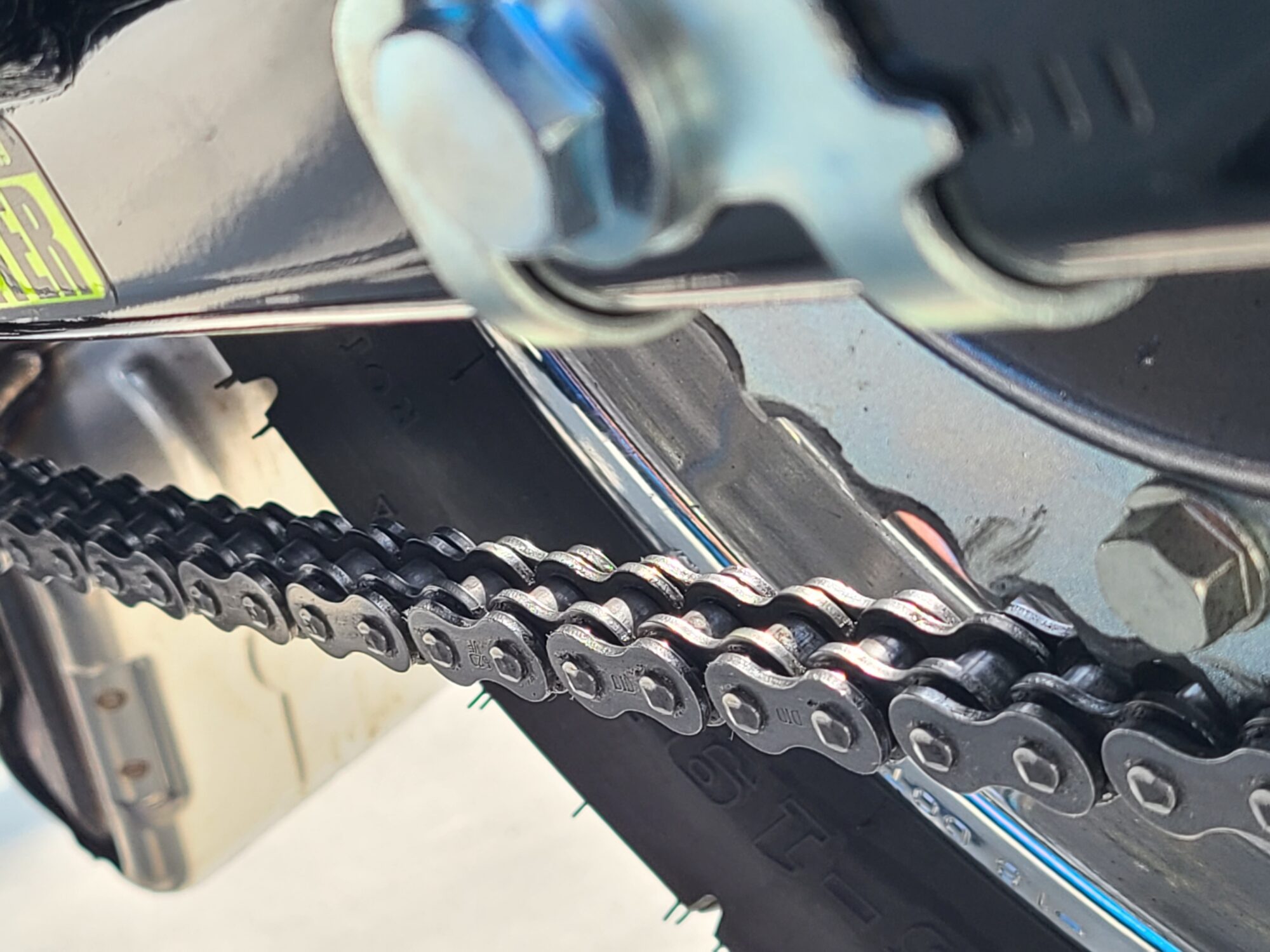 チェーン清掃・注油 420km